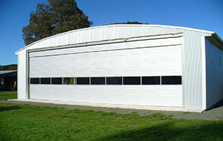 Industrial Door with Windows